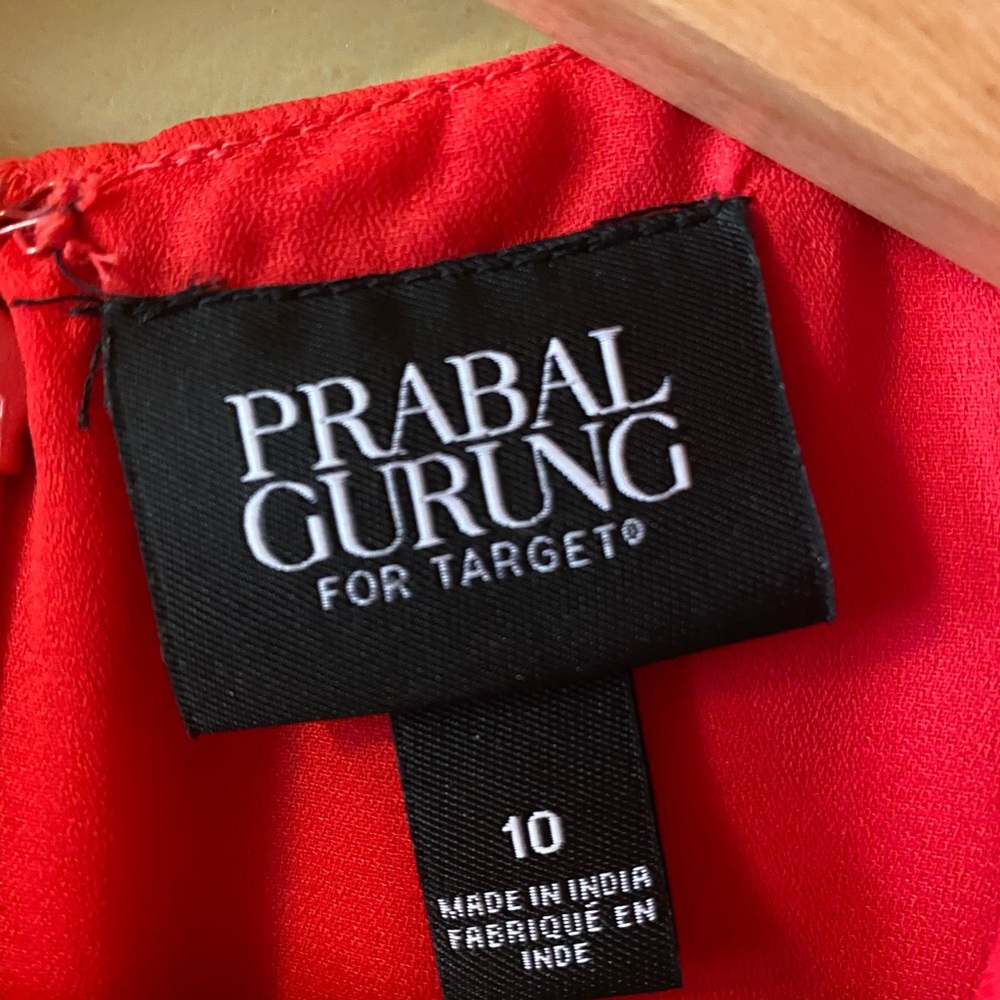 Prabal Gurung x Target Red Ruffle TRAFFIC STOPPER